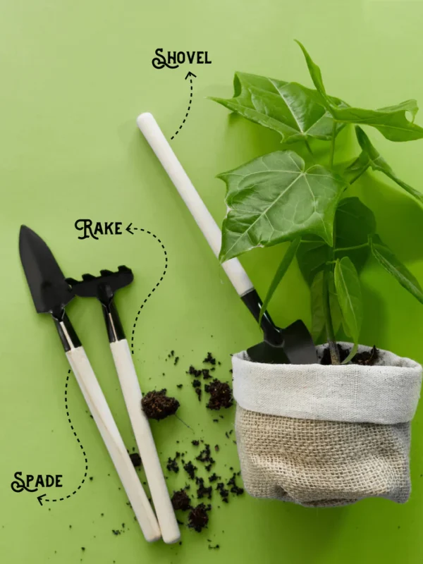 3 in 1 Mini Gardening Tools Kit – (Set of 3) - Image 2